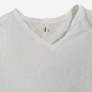 Pact Shirt Womens XXXL White V Neck Short Sleeve Organic Cotton T Sustainable